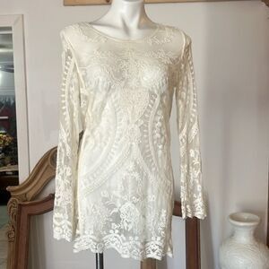 Phase one lace top- minidress